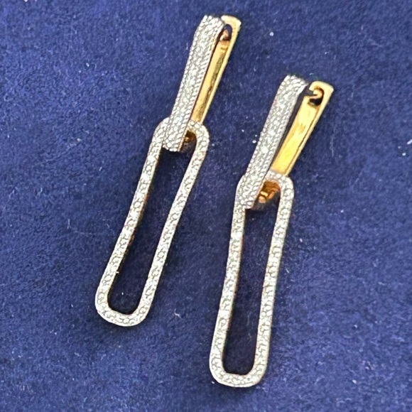 Monica Vinader Alta Capture Diamond Earrings - Picture 2 of 6